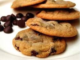 Cookies com gotas de chocolate